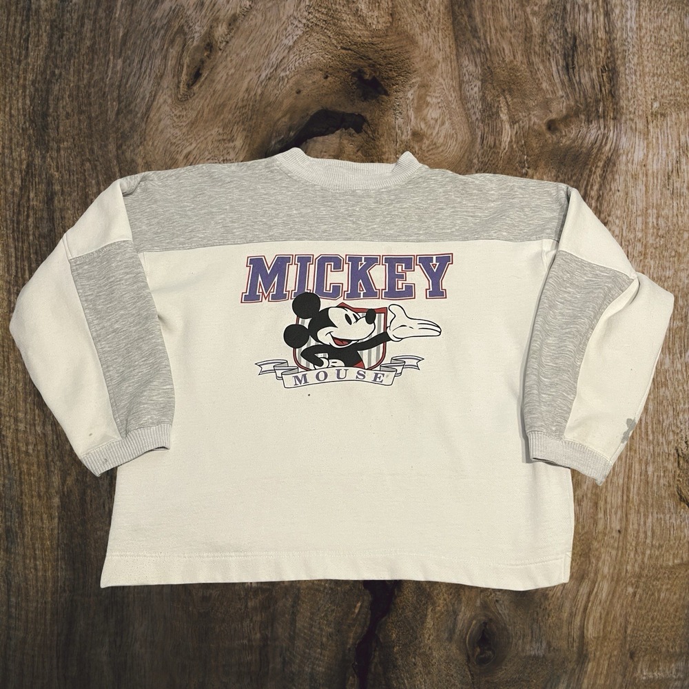 Vintage 90s Disney Wear‎ Mickey Mouse Crewneck Sweatshirt XL